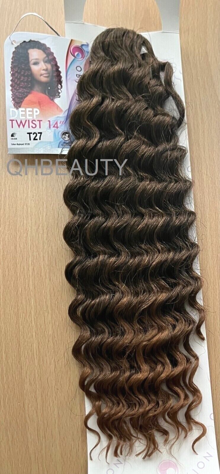 Obsession Synthetic Curly Crochet Braid Hair Extension - Deep Twist 14 inch