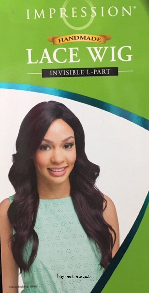 Impression Synthetic Invisible L Part Lace Curly Long Hair Wig - Daisy