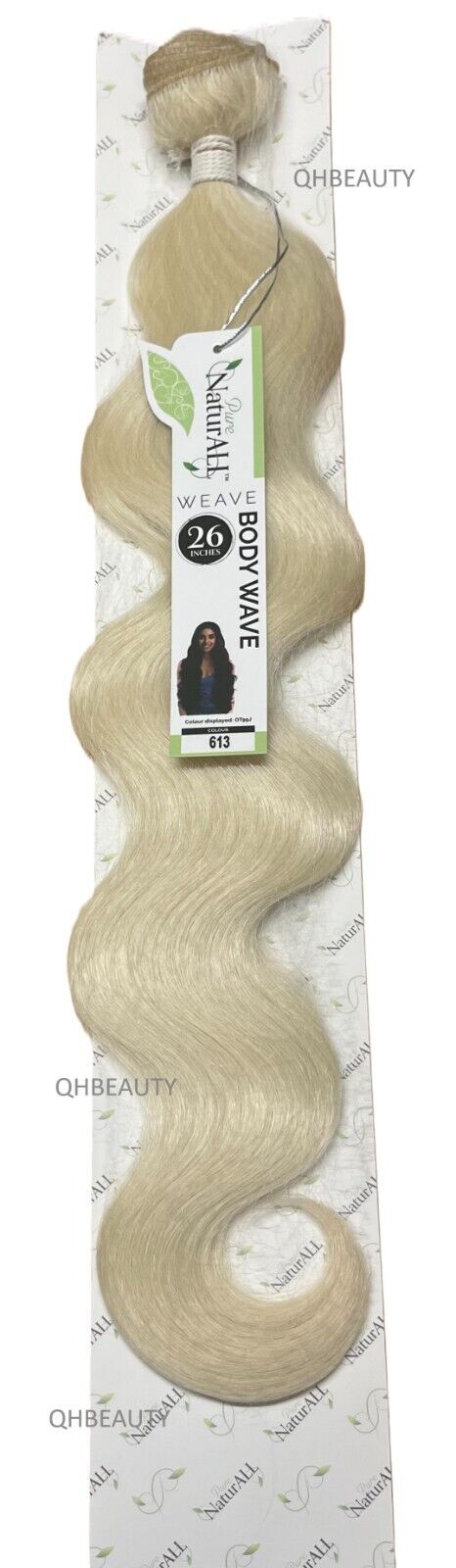 NaturALL SYNTHETIC LONG CURLY HAIR EXTENSION WEAVE -BODY WAVE 26 INCHES