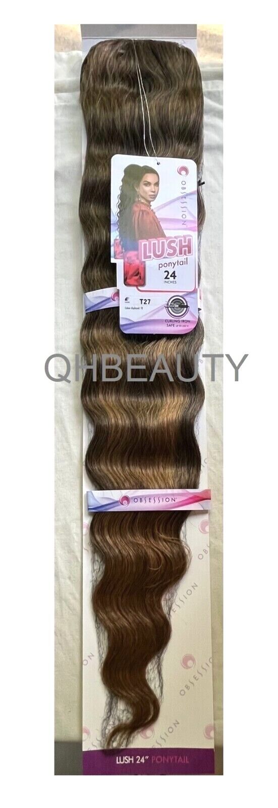 OBSESSION SYNTHETIC DRAWSTRING BODY WAVE CURLY HAIR PONYTAIL - LUSH 24 INCHES