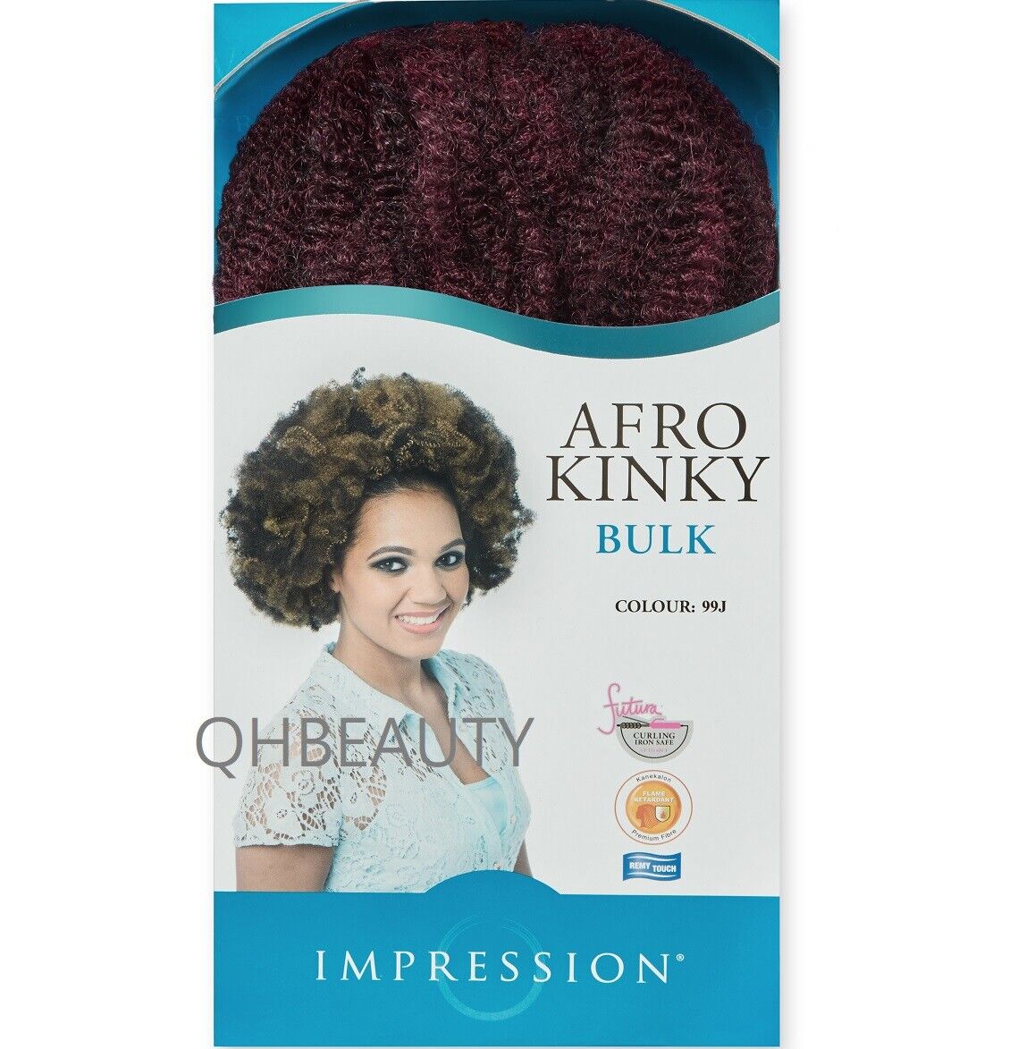 IMPRESSION SYNTHETIC BRAIDING CUBAN HAIR EXTENSION BULK - AFRO KINKY 24 INCHES