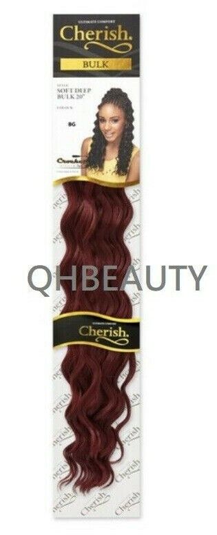 CHERISH SYNTHETIC BULK CROCHET HAIR EXTENSION BRAIDS - SOFT DEEP 20 INCH