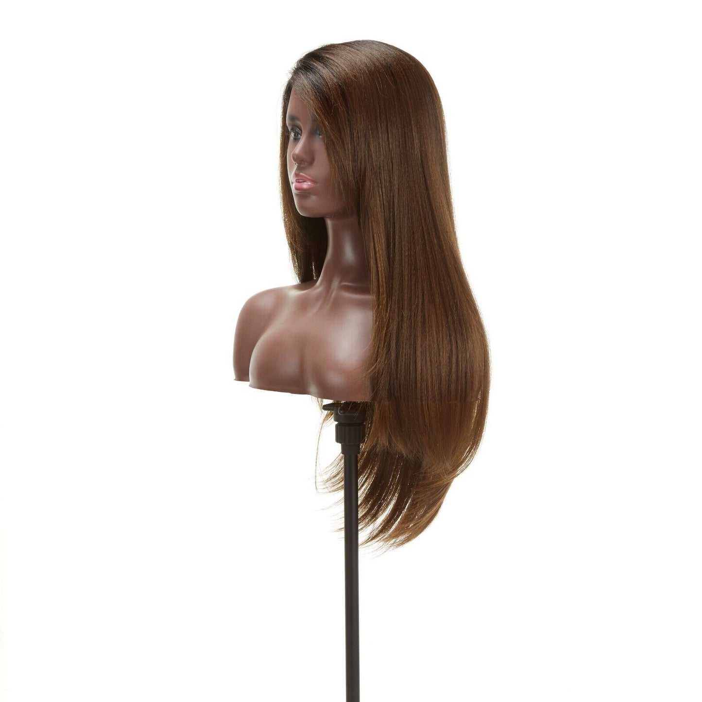 Impression Synthetic Invisible Part Long Straight Lace Front Hair Wig - Destiny