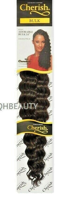 CHERISH SYNTHETIC LONG CURLY HAIR EXTENSION CROCHET BRAIDS - ADORABLE 24 inch
