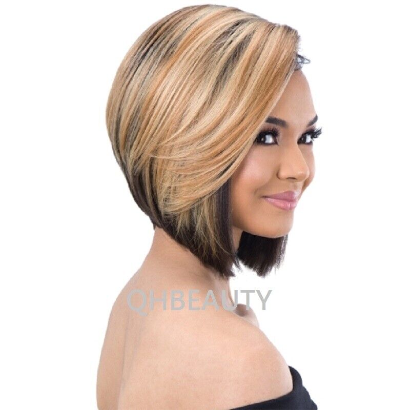 FREETRESS EQUAL SYNTHETIC 5 INCH LACE PART SHORT STRAIGHT HAIR WIG - VASHANTI