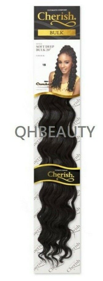 CHERISH SYNTHETIC BULK CROCHET HAIR EXTENSION BRAIDS - SOFT DEEP 20 INCH