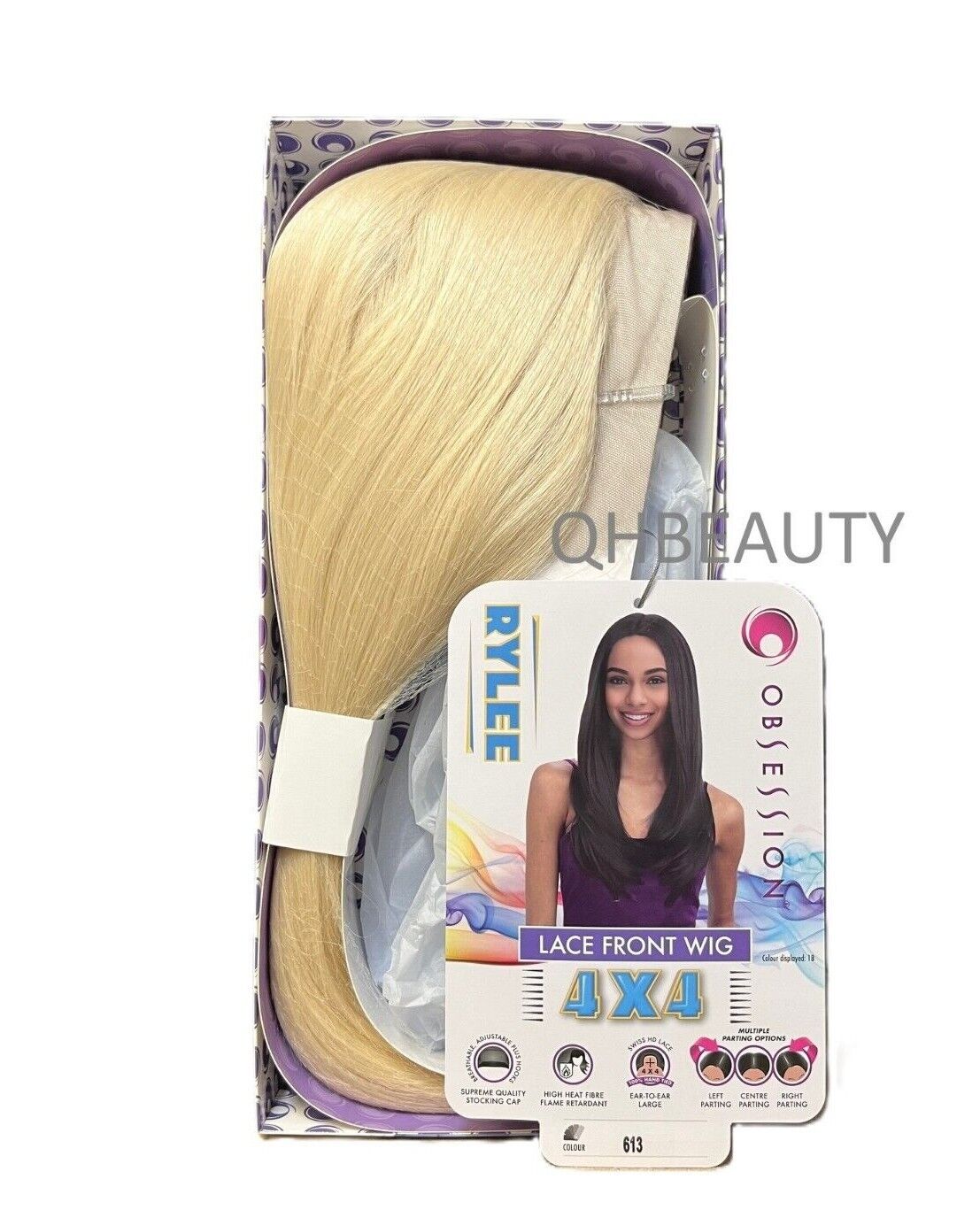 Obsession Synthetic Swiss HD 4x4 Lace Front Free Part Layered Hair Wig - RYLEE