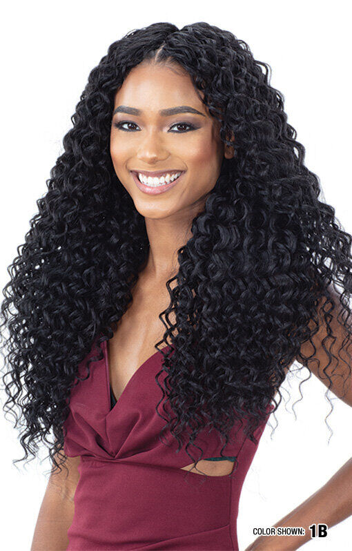 NaturALL SYNTHETIC CURLY HAIR EXTENSION 3 PCS WEAVE - BEACH CURL 22/24/26 INCHES