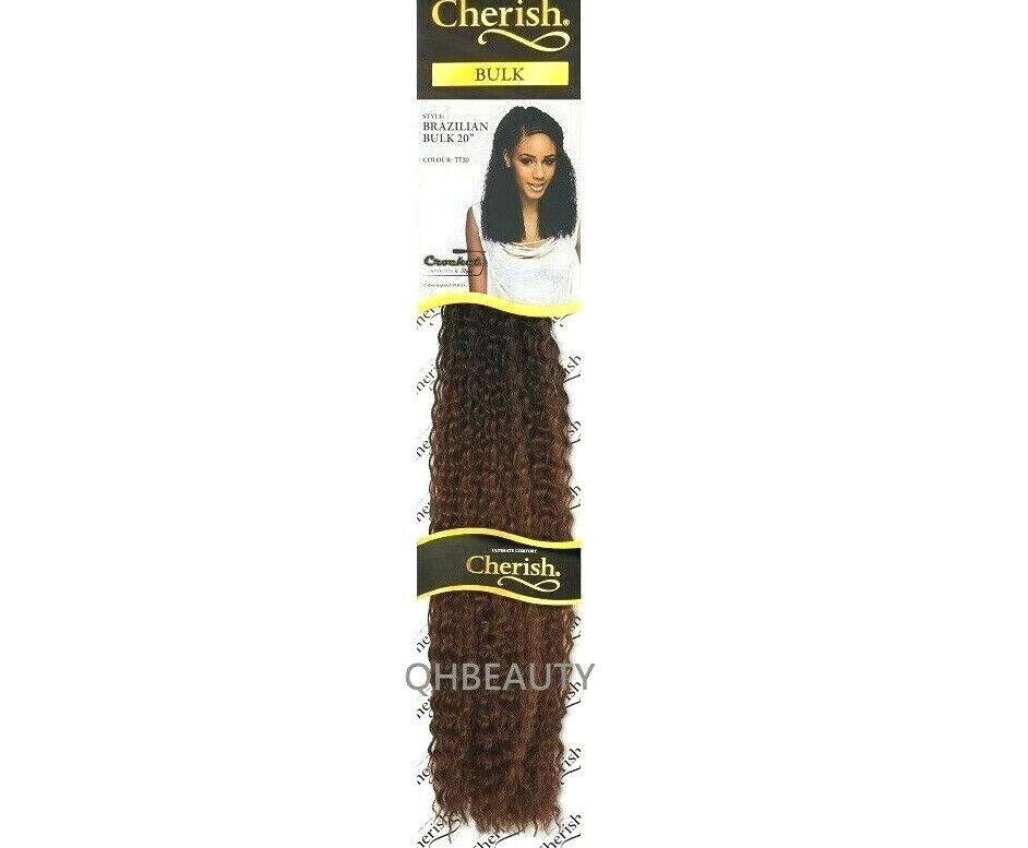 Cherish Synthetic Crochet Braid Curly Hair Extension Style - Brazilian Bulk 20"