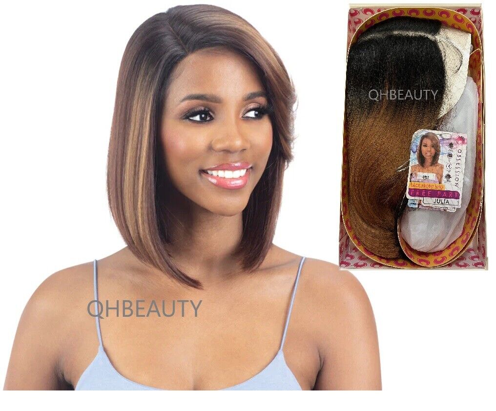 Obsession Synthetic Bob Lace Front Free Part 100% Hand Tied Hair Wig - JULIA