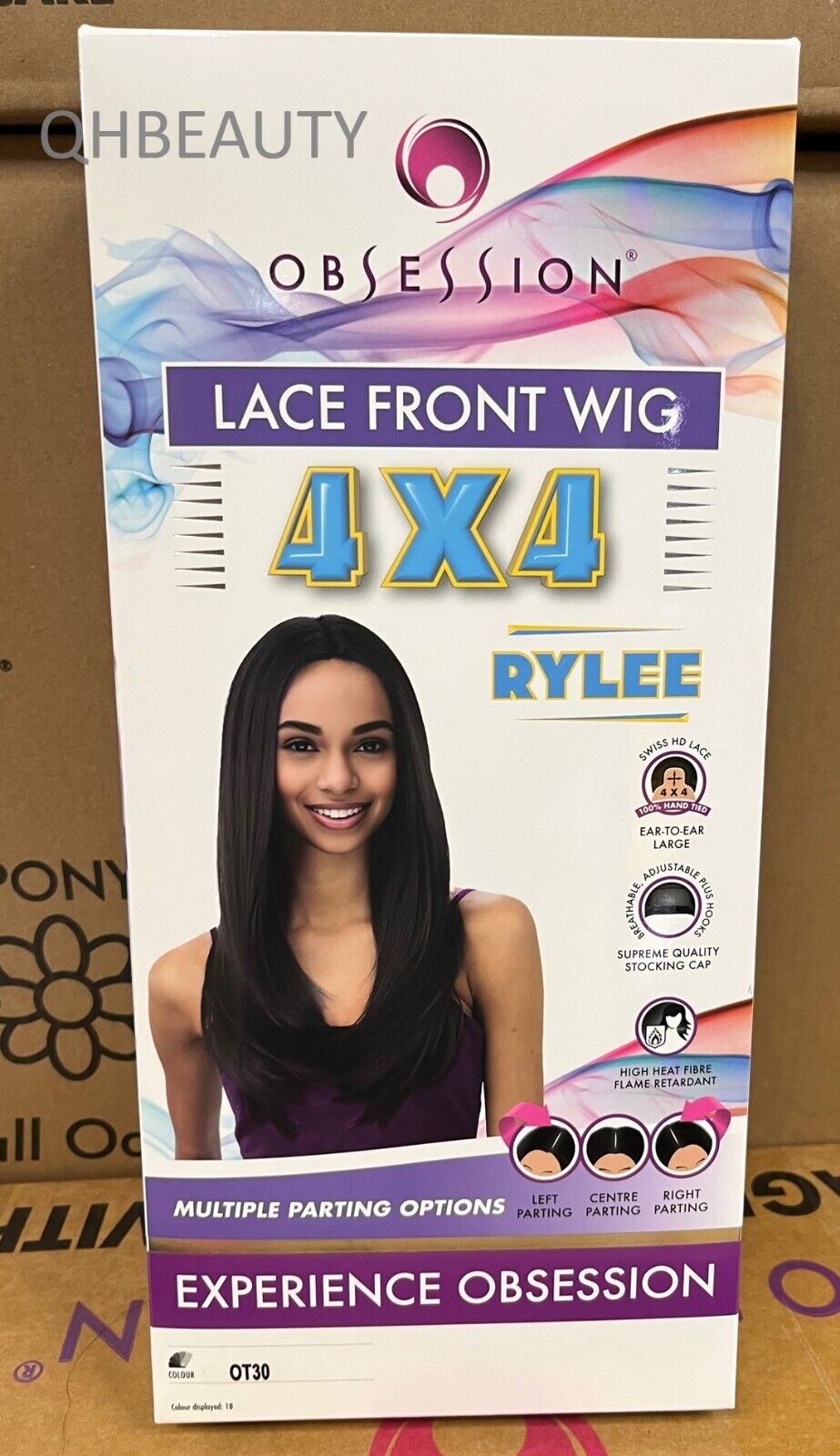 Obsession Synthetic Swiss HD 4x4 Lace Front Free Part Layered Hair Wig - RYLEE