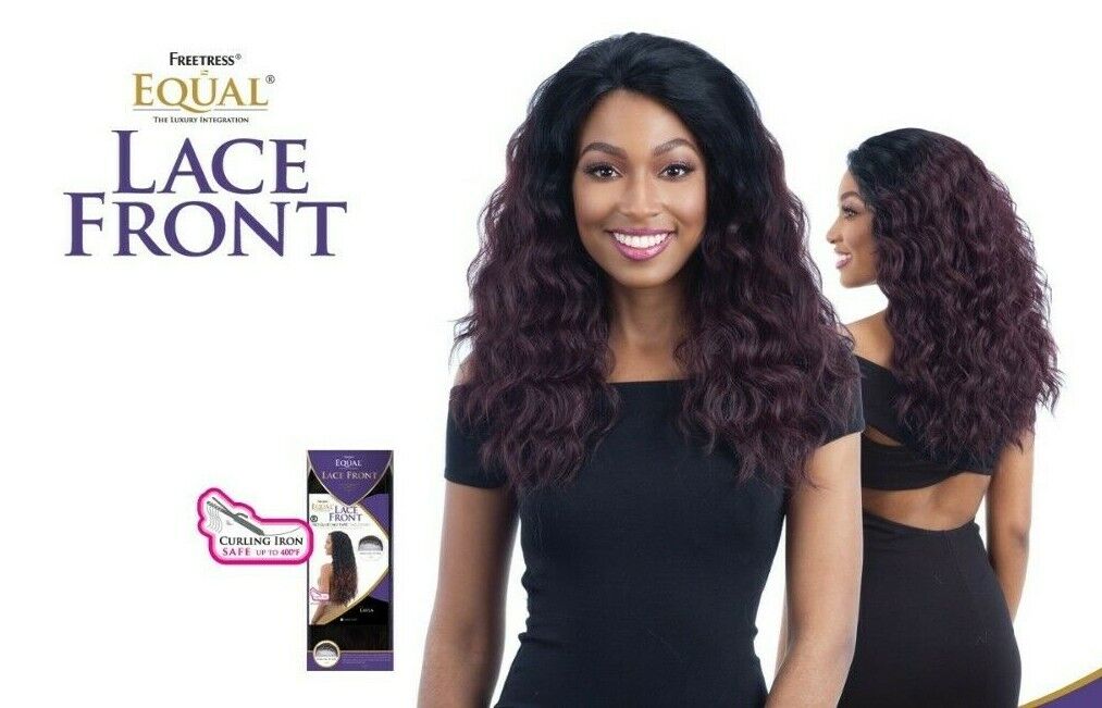 FREETRESS EQUAL SYNTHETIC LACE FRONT LONG CURLY HAIR WIG - TIA