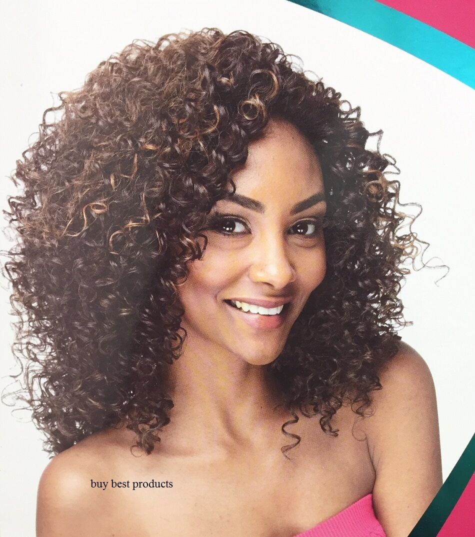 Impression Synthetic Natural Hairline Lace Front Curly Hair Wig - Asmara