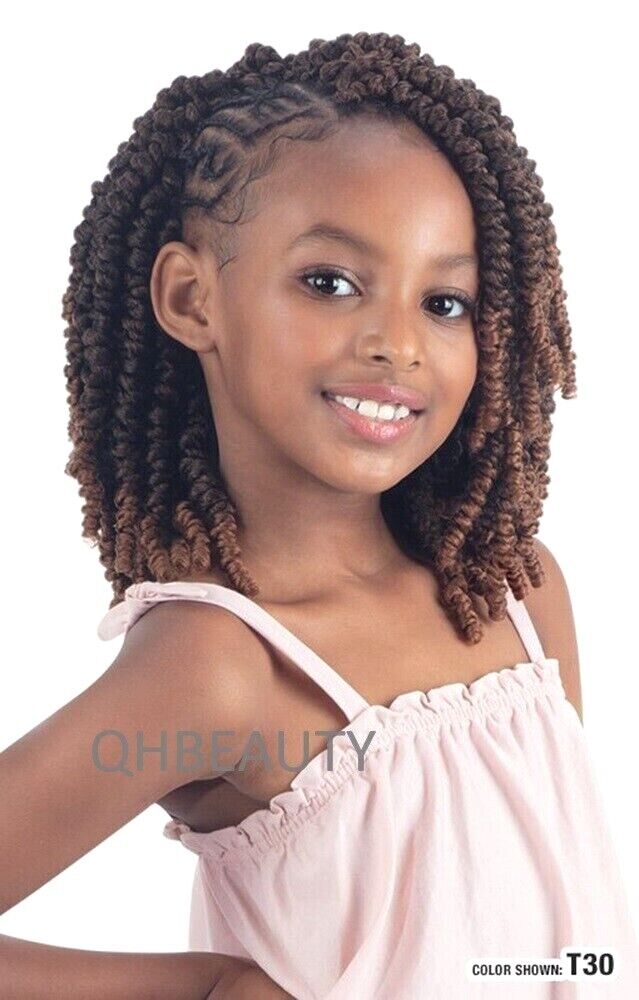 CHERISH SYNTHETIC JUNIOR KIDS CROCHET BRAID HAIR EXTENSION - PASSION TWIST 8 ''