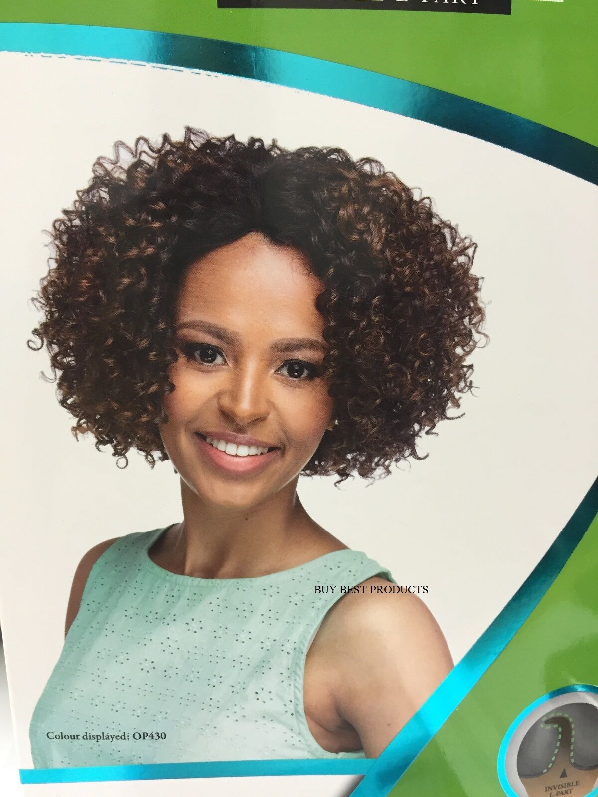 Impression invisible L Part Lace Curly Hair Wig JADA ( Freetress Equal Copy )