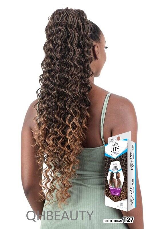 FREETRESS EQUAL DRAWSTRING SYNTHETIC CURLY LITE HAIR PONYTAIL - RIBBON GIRL 28''