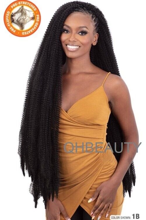 OBSESSION SYNTHETIC CROCHET BRAID 3X PRE-FLUFFED - POPPIN TWIST 28 INCHES
