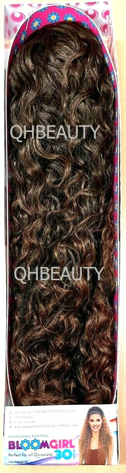 OBSESSION SYNTHETIC DRAWSTRING CURLY LONG HAIR PONYTAIL - BLOOM GIRL 20'' 30''