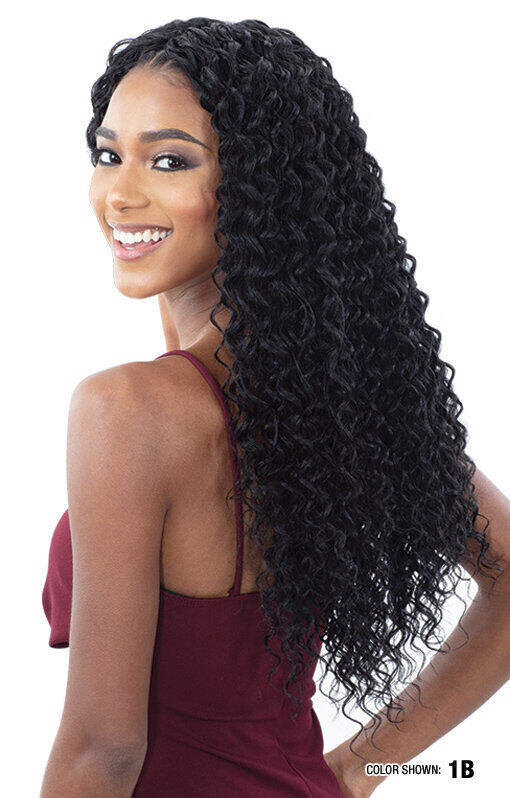 NaturALL SYNTHETIC CURLY HAIR EXTENSION 3 PCS WEAVE - BEACH CURL 22/24/26 INCHES