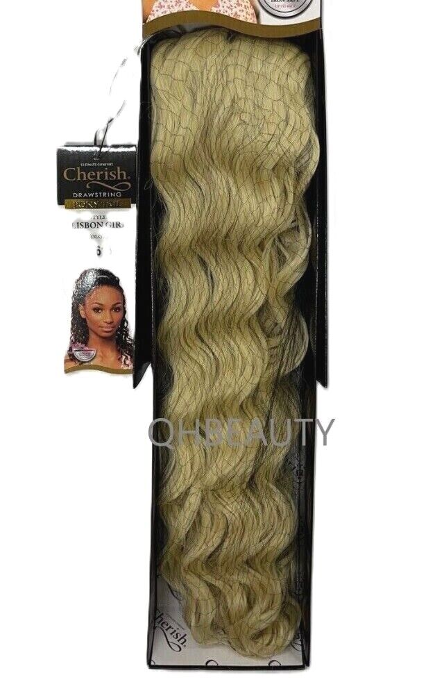 Cherish Synthetic Drawstring Curly Hair Extension Ponytail - Lisbon Girl