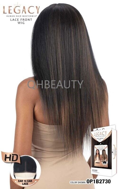 Shake N Go Legacy Human Mastermix Long Straight HD Lace Front Hair Wig - FINESSE
