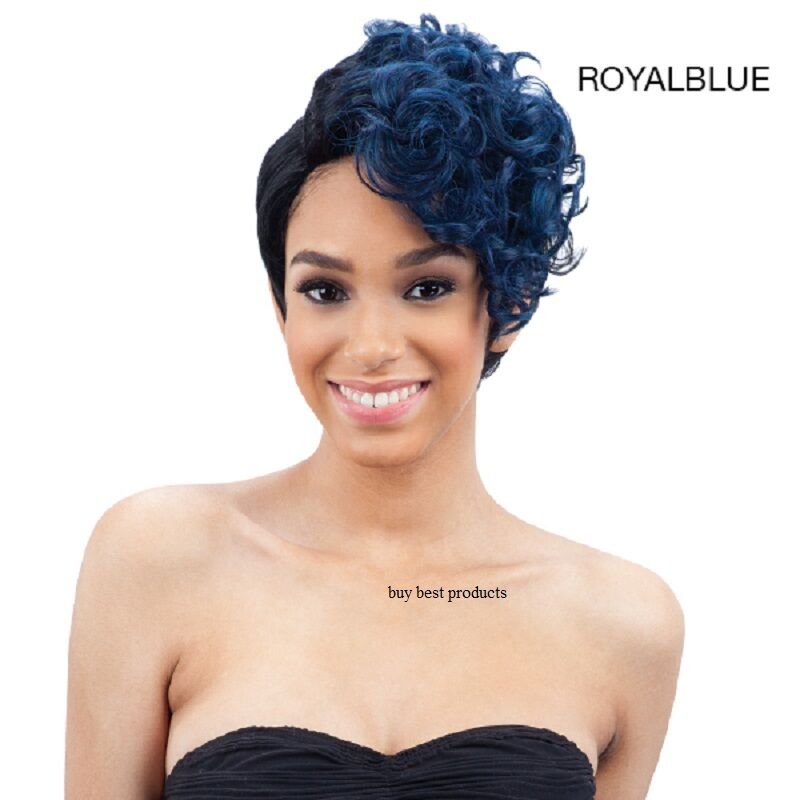 Freetress Equal Synthetic Curly Extreme Side Part HAIR Wig - VINCE