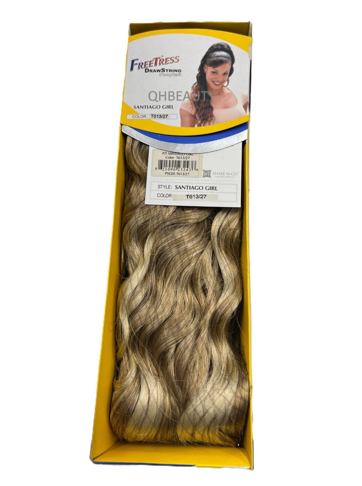 Freetress Equal Synthetic Curly Long Drawstring Hair Ponytail - Santiago Girl