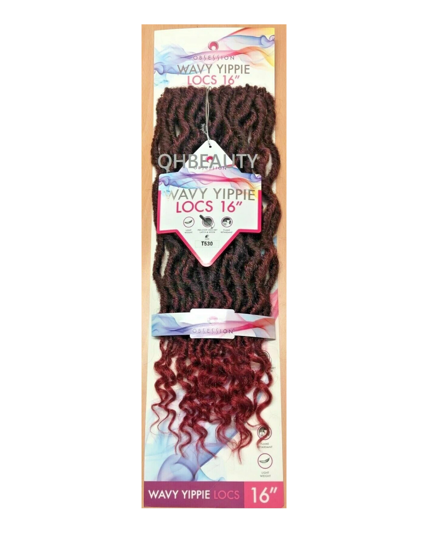 Obsession Synthetic Crochet Braid Hair Extension - Wavy Yippie Locs 16 INCH