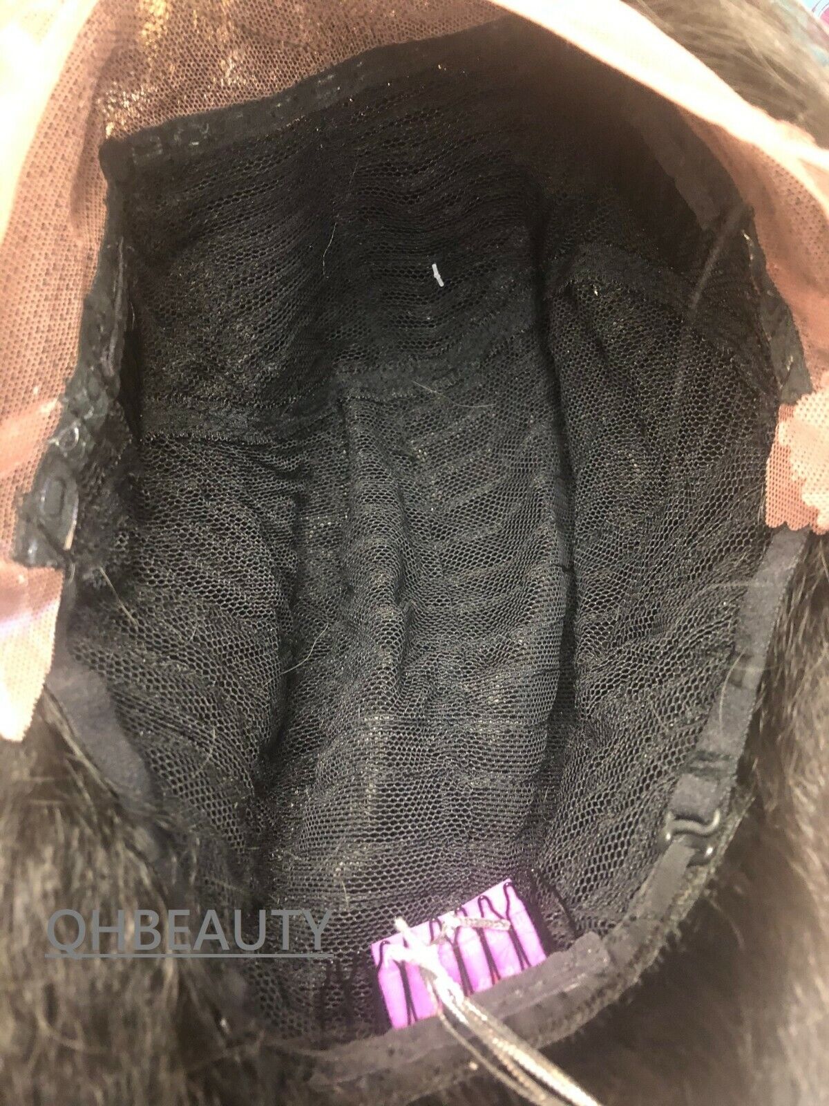 OBSESSION LACE FRONT HUMAN HAIR FUSION NATURAL BODWAVE CURLY HAIR WIG - CHELSEA