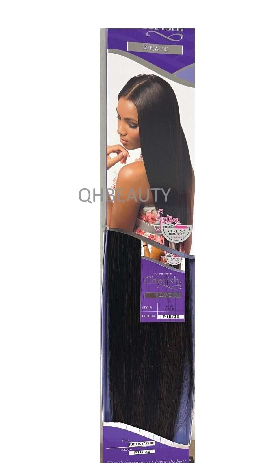 CHERISH SYNTHETIC LONG YAKI HAIR EXTENSION WEAVE - FUTURA YAKY 14 & 18 INCH