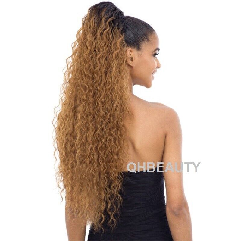 OBSESSION SYNTHETIC DRAWSTRING CURLY LONG HAIR PONYTAIL - BLOOM GIRL 20'' 30''
