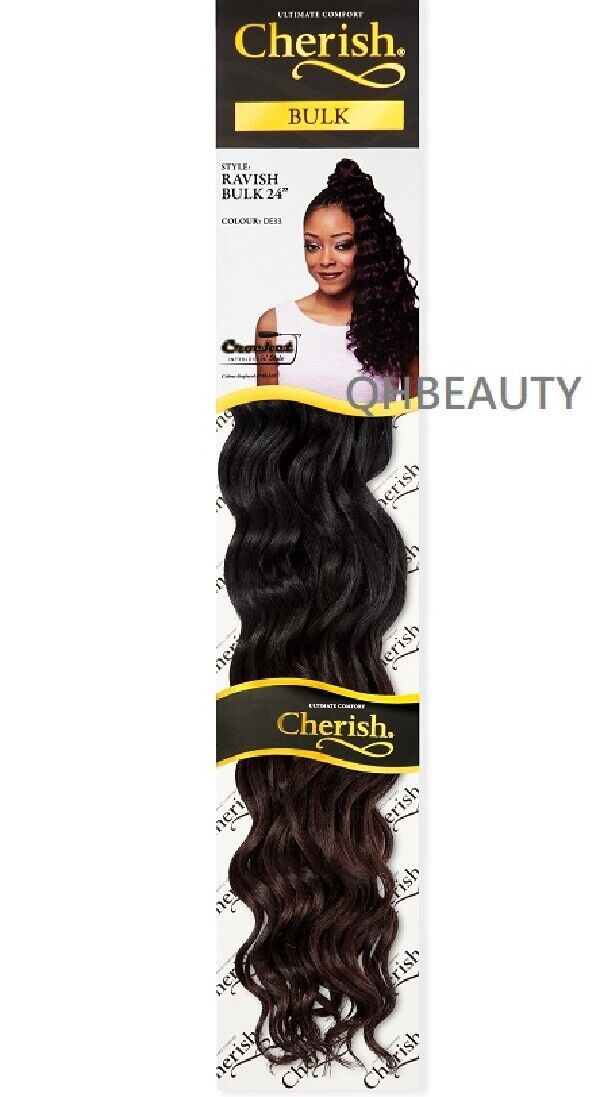 CHERISH SYNTHETIC CROCHET LONG CURLY HAIR EXTENSION BRAIDS - RAVISH 24 inch