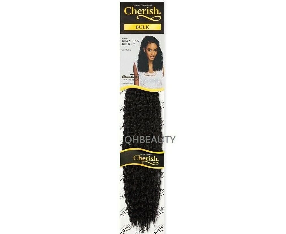 Cherish Synthetic Crochet Braid Curly Hair Extension Style - Brazilian Bulk 20"