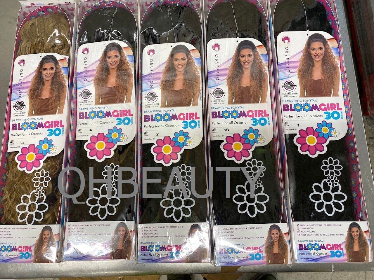 OBSESSION SYNTHETIC DRAWSTRING CURLY LONG HAIR PONYTAIL - BLOOM GIRL 20'' 30''