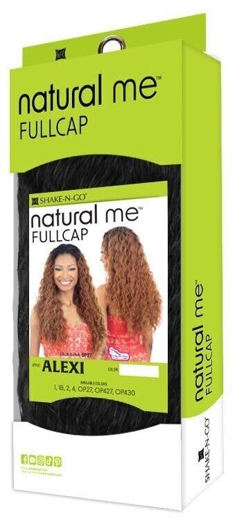 Shake N Go Natural Me Synthetic Long 26'' Deep Curl Full Cap Hair Wig - ALEXI