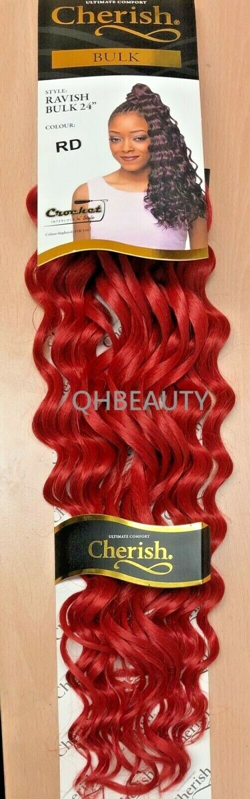 CHERISH SYNTHETIC CROCHET LONG CURLY HAIR EXTENSION BRAIDS - RAVISH 24 inch