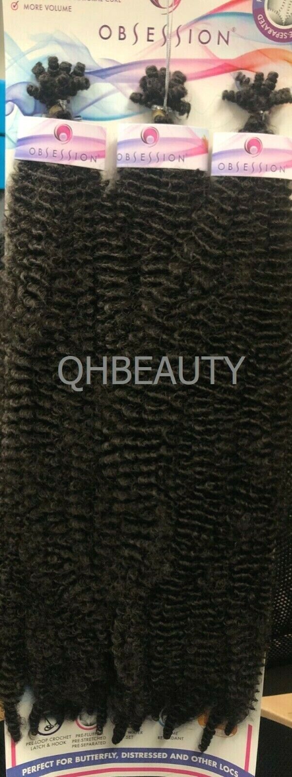 OBSESSION SYNTHETIC CROCHET SOFT BRAID 3X PRE-FLUFFED - POPPIN TWIST 16'' & 20"