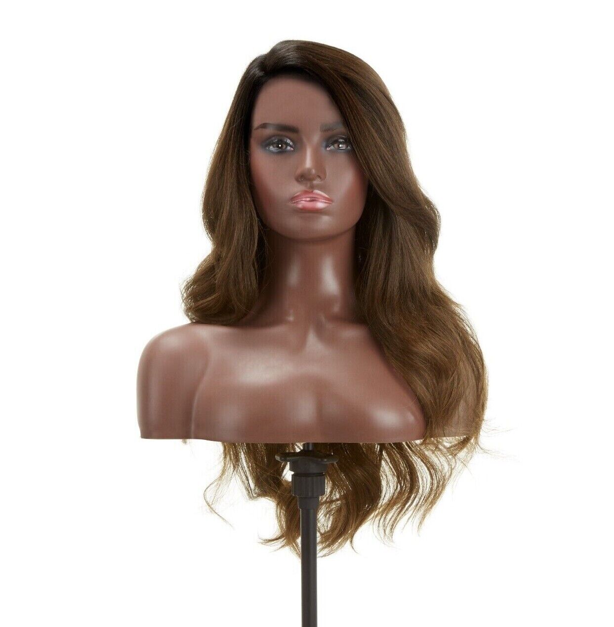 Impression Synthetic Invisible L Part Lace Curly Long Hair Wig - Daisy