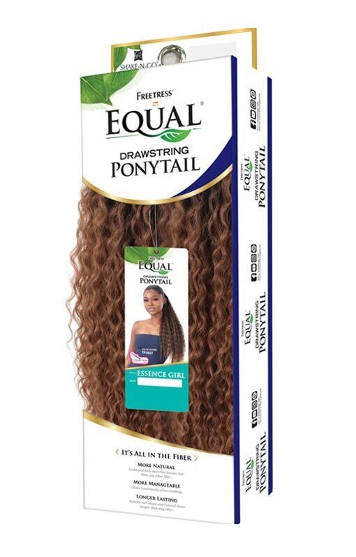FREETRESS EQUAL DRAWSTRING SYNTHETIC LONG CURLY HAIR PONYTAIL - ESSENCE GIRL