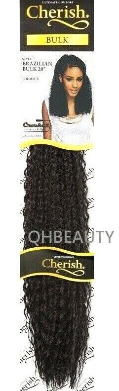 Cherish Synthetic Crochet Braid Curly Hair Extension Style - Brazilian Bulk 20"