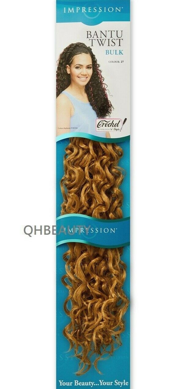 IMPRESSION SYNTHETIC CROCHET BRAIDS HAIR EXTENSIONS - BANTU TWIST BULK