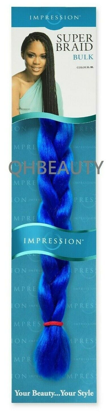 Impression Synthetic 3 X Bundle Pack Crochet Hair Extensions - Super Braid 52 "