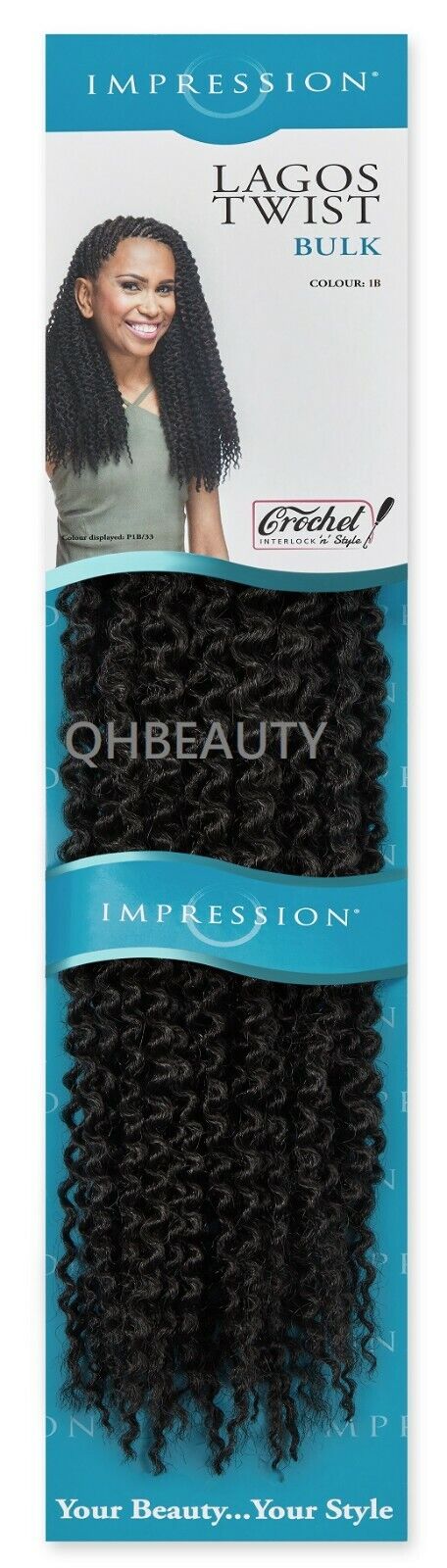 IMPRESSION SYNTHETIC HAIR EXTENSION BRAIDS - LAGOS TWIST BULK