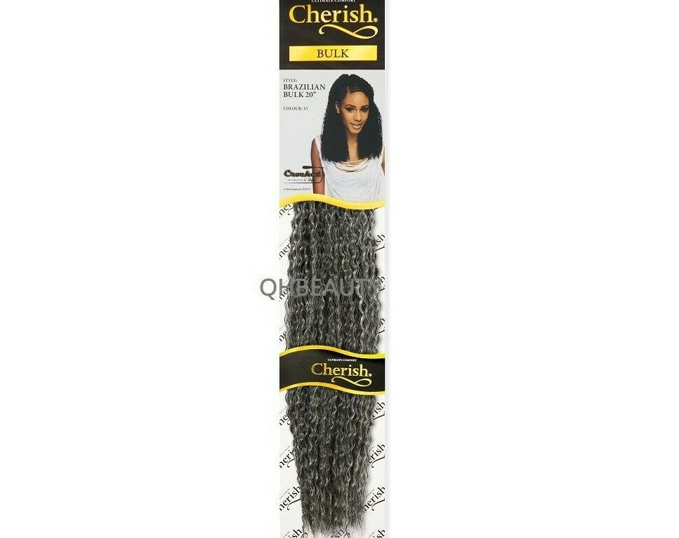 Cherish Synthetic Crochet Braid Curly Hair Extension Style - Brazilian Bulk 20"