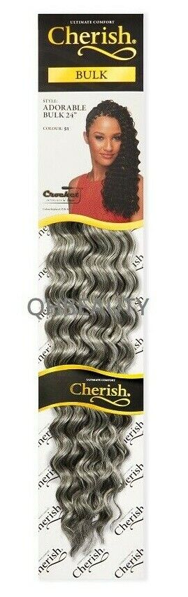 CHERISH SYNTHETIC LONG CURLY HAIR EXTENSION CROCHET BRAIDS - ADORABLE 24 inch