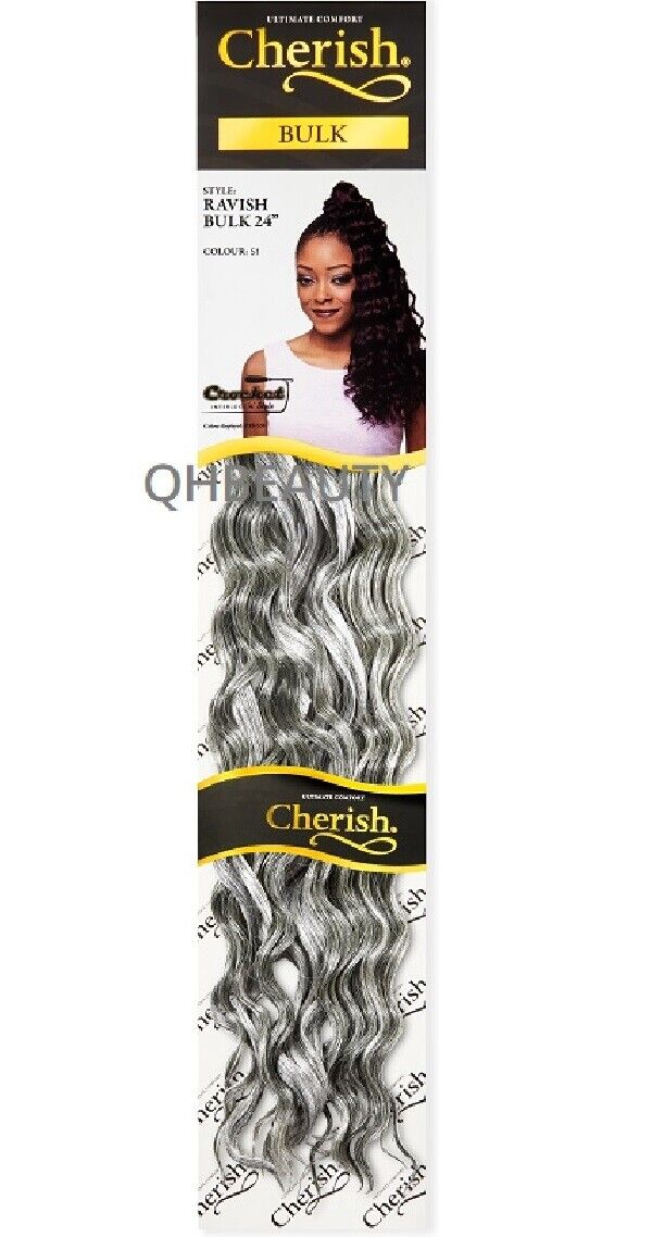 CHERISH SYNTHETIC CROCHET LONG CURLY HAIR EXTENSION BRAIDS - RAVISH 24 inch