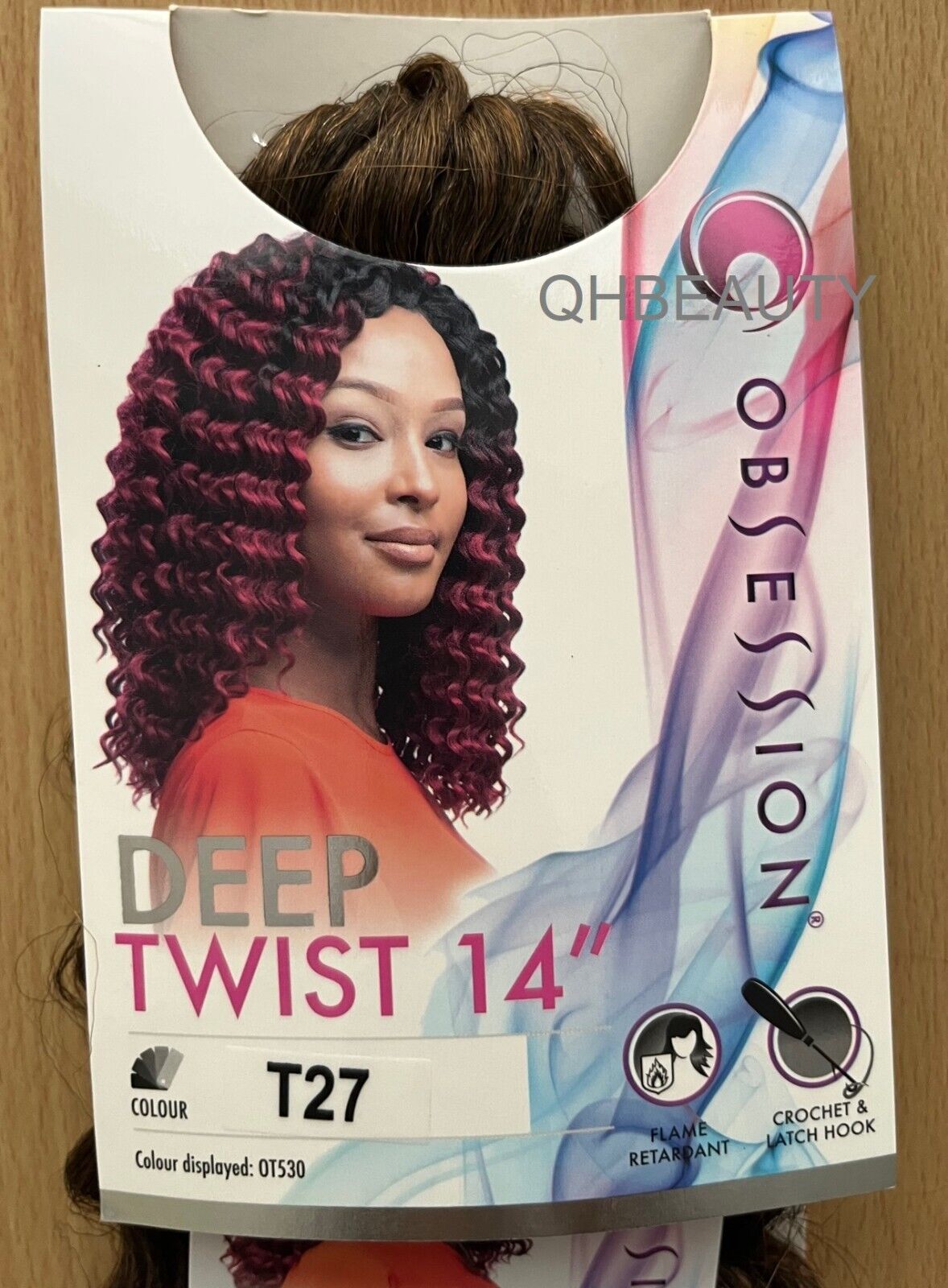 Obsession Synthetic Curly Crochet Braid Hair Extension - Deep Twist 14 inch