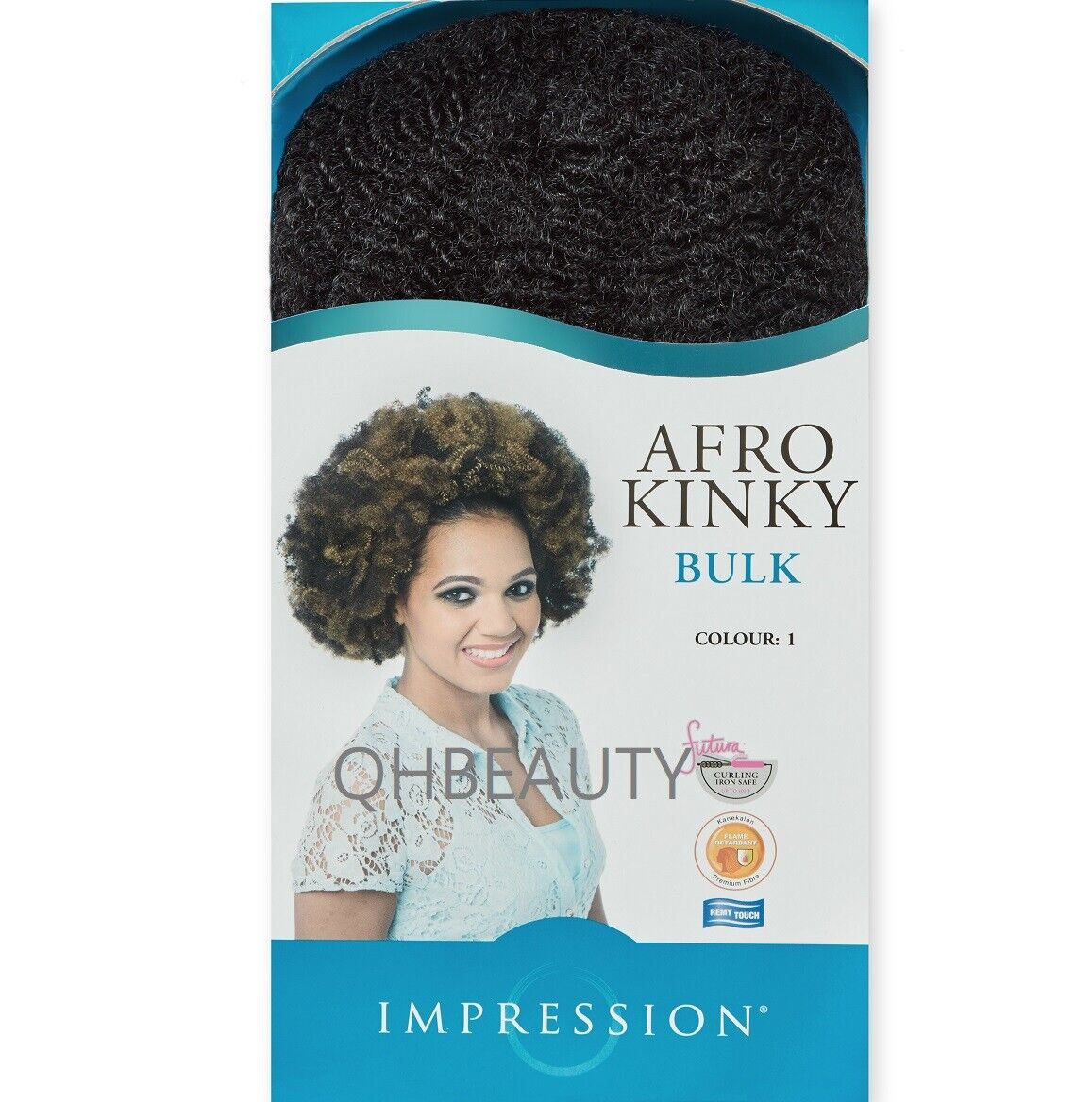IMPRESSION SYNTHETIC BRAIDING CUBAN HAIR EXTENSION BULK - AFRO KINKY 24 INCHES