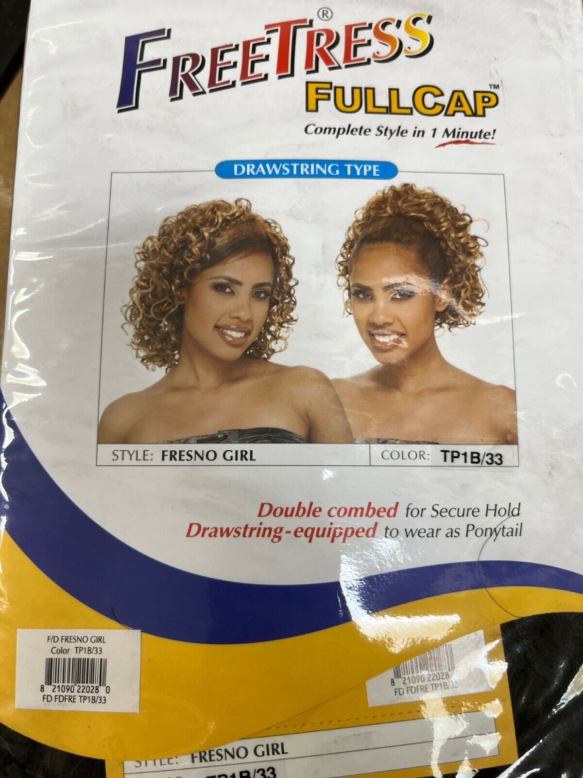Freetress Equal Synthetic FullCap Short curly Hair Wig - Fresno Girl
