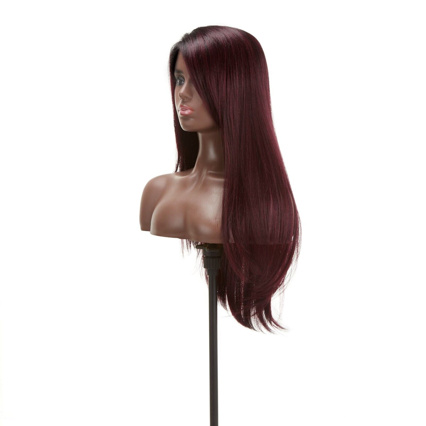 Impression Synthetic Invisible Part Long Straight Lace Front Hair Wig - Destiny